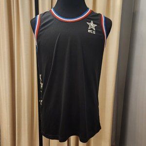 NBA NYC15 Jersey by SPORT Sleeveless Black Size Medium / Large